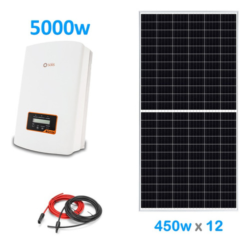 Kit Solar Fotovoltaico 5000w On Grid Paneles Solares
