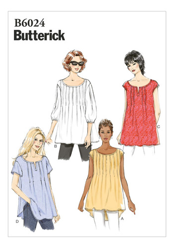 Butterick Patterns By0 Plantilla De Costura Superior Para S.