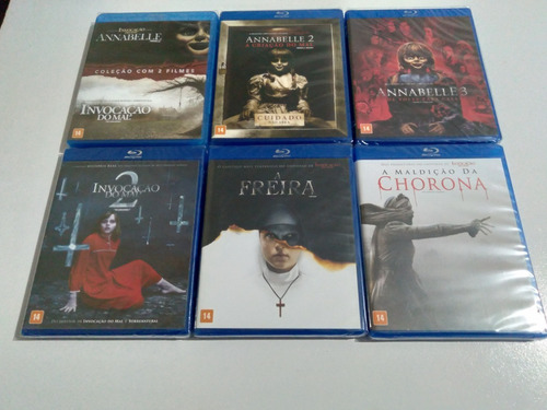Imagem 1 de 2 de Blu Ray Coleçao Invocaçao Do Mal + Annabelle Freira Chorona