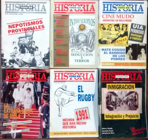 Revista Todo Es Historia (1989-1992) Ver Detalle 39 Ejempl. (Usado)