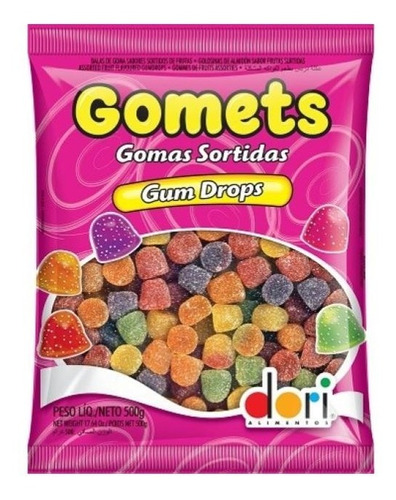 Bala De Goma Gomets Pct 500g