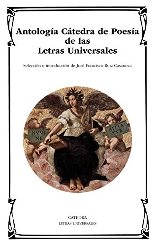 Libro Antología Cátedra De Poesía De Las Letras Universa De