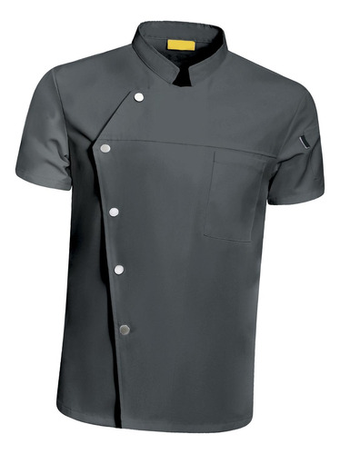 Hombres Mujeres Chef Coat Jacket Executive 3xl Talla Gris