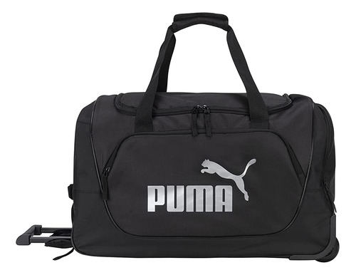 Puma Evercat 22  Wanderer Rolling Duffel Bag, Negro / Platea