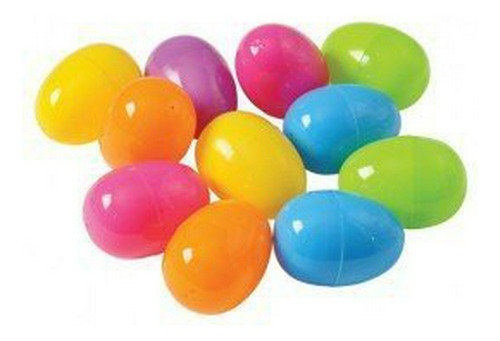 Huevos De Pascua Plásticos Brillantes - Regalo Express
