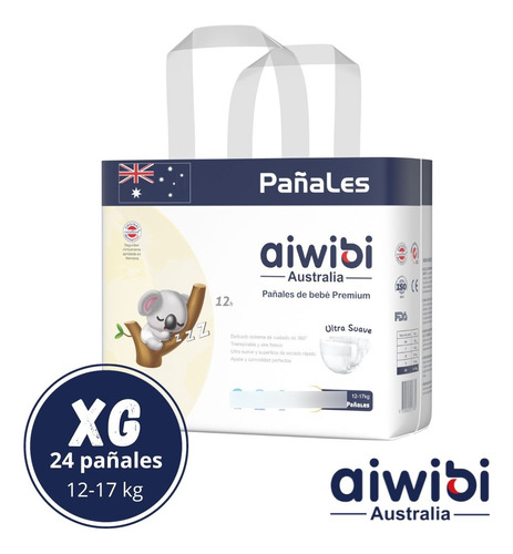 3 Paquetes Pañales Aiwibi Ultra Suave - Elige Talla