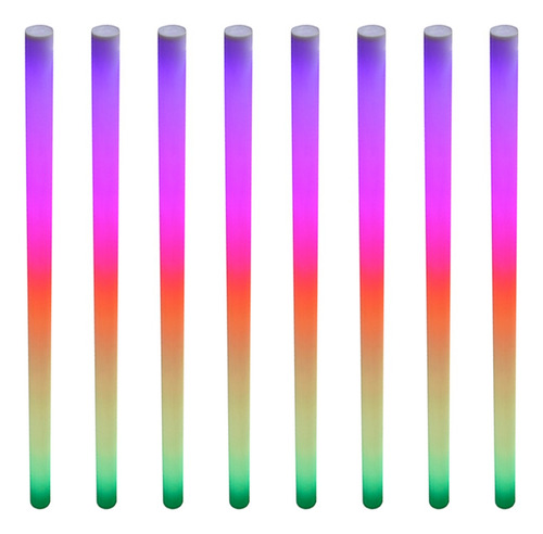 8 Bastões De Led Rgb 1 Metro 41mm Para Festa Cenário Evento 127/220V