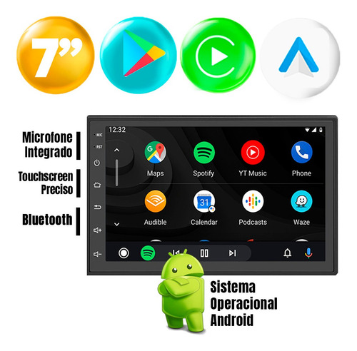 Kit Central Multimidia Carplay Versa 21 22 23 Tv Online Wifi