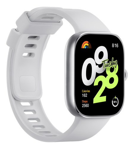 Smartwatch Xiaomi Redmi Watch 4 Silver/ Gray Plateado Casual Gris Plateado