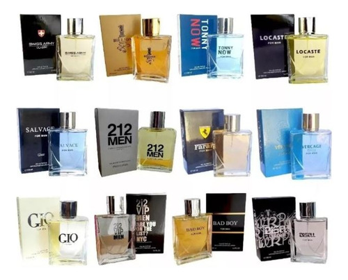 1/2 Docena Perfumes Colonia Fragancia Damas Caballeros 100ml