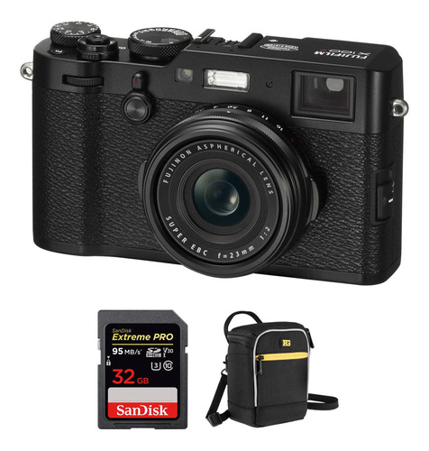 Fujifilm X100f Digital Camaras Con Free Accessory Kit (black