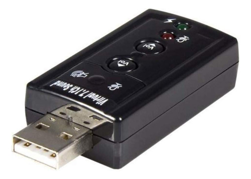 Tarjeta De Sonido 7.1 3d Usb Tipo Pendrive 