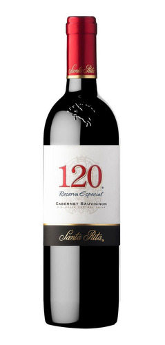 Vino Tinto Chileno Santa Rita 120 Cabernet Sauvignon 750ml