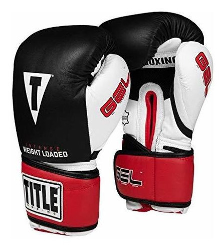 Title Boxing Gel Intense Weight Loaded Bag Gloves