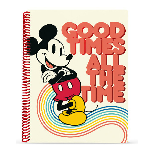 Cuaderno Universitario A4 Mooving Rayado Mickey Mouse - Good