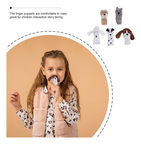 5 Muñecos De Peluche Con Forma De Animal, Cuento Educativo