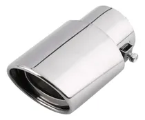 Comprar Cola De Escape Recta Plateada Tuning Auto Universal 
