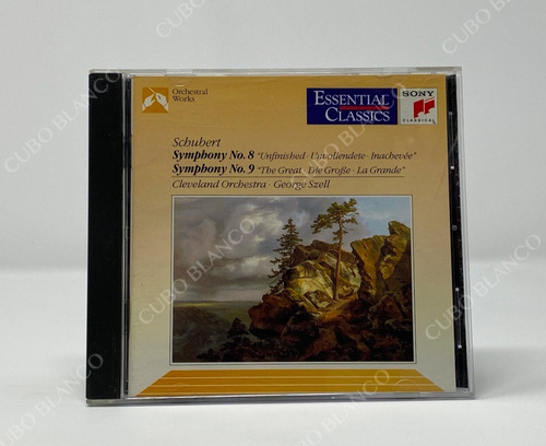 Schubert - Symphony No. 8, Symphony No. 9 Cd 1992 