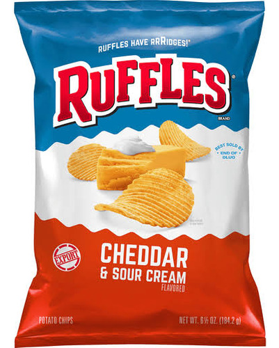 Ruffles Cheddar And Sour Cream 184g