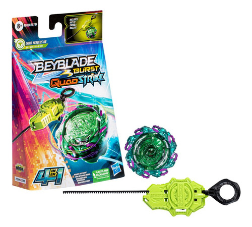 Beyblade Burst Quadstrike Chain Kerbeus K8 - Hasbro F6804 Cor Verde