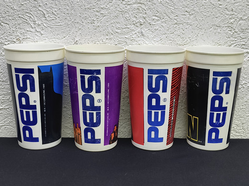 Pepsi-vasos Vintage Batman 4-pack Retro 90's Original (Usado)
