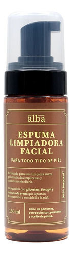 Del Alba - Espuma Limpiadora Facial, Todo Tipo De Piel 150ml Momento De Aplicación Día/noche