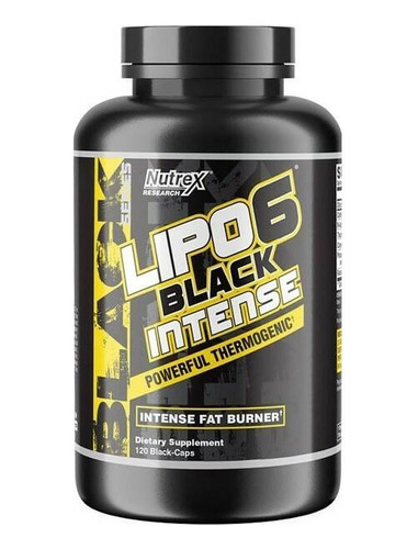 Lipo 6 Black Intense Ultra Concentrado 60 Cápsulas Nutrex