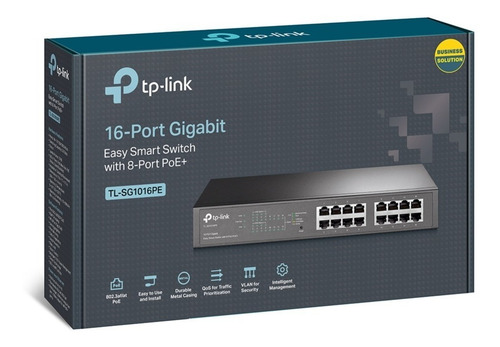 Tp-link Tl-sg1016pe, Switch Poe 16 Puertos Smart 110w