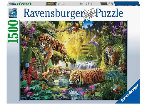 Ravensburger Tranquil Tigers 1500 Piezas