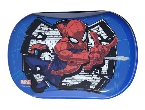 Jabonera Infantil Plastica Spiderman Marvel Licencia Oficial