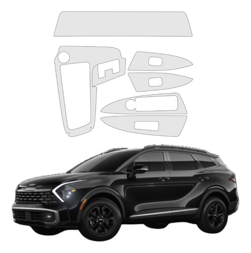 Kit De Sticker Completo Ppf Para Kia Sportage 2024