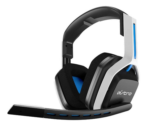 Audífono Gamer Astro A20 Wireless Ps4/ps5 White Blue Color Blanco