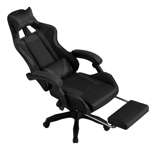 Silla Gamer Se100 Negra Tipo Gaming