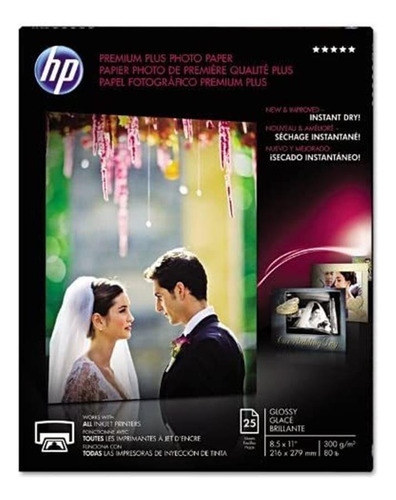 Hp Premium Plus - Papel Fotográfico Para Impresión De Iny.