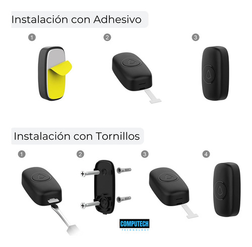 Timbre Inalámbrico Portátil Para Exteriores / Interiores