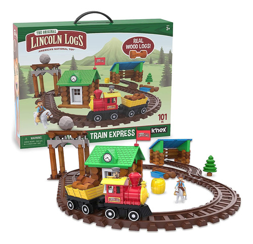 Juego De Construccion Lincoln Logs 00840 Tren Expreso