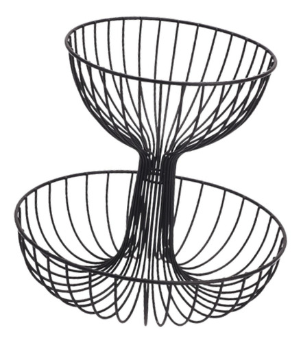 Soporte De Metal Para De 2 Niveles, Soporte Para Frutas,