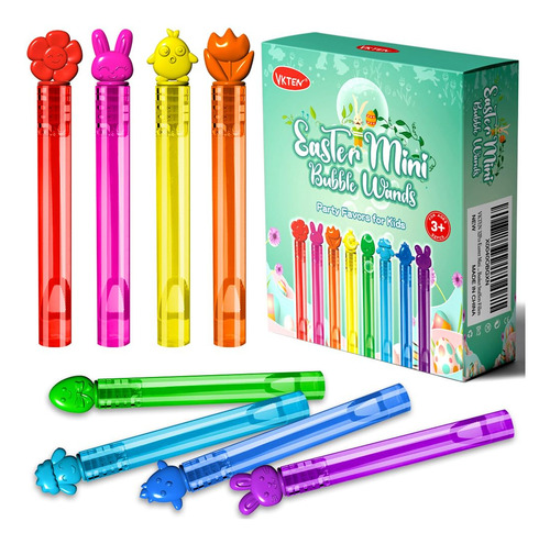 Varitas De Burbujas Para Niños Con Diseño De Pascua 32 Pzas Multicolor