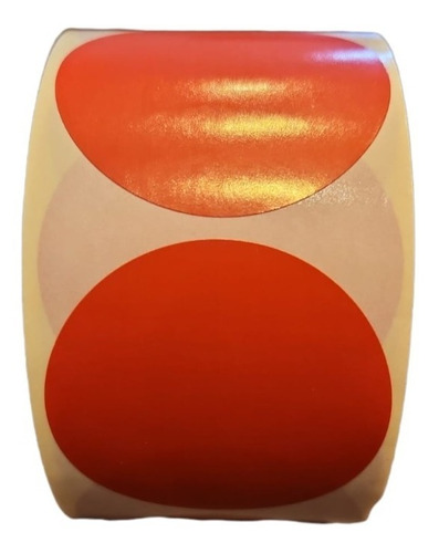 Etiquetas Redondas De Colores 5cm - Rollo X 1.000