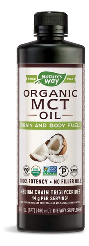 Mct Organico 480ml Natures Way - Ml A $ - Ml A $527