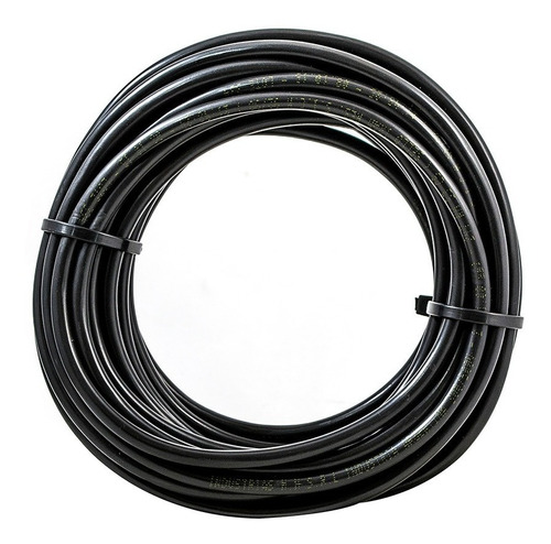 Cable Tipo Taller Bipolar 2 X 1 Mm Pvc Negro X10m