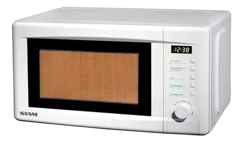 Microondas Digital Siam Md20s Blanco 700w 20l 5 Niveles