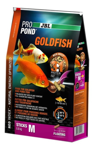 Ração Kinguio Jbl Pro Pond Goldfish M 0,4kg