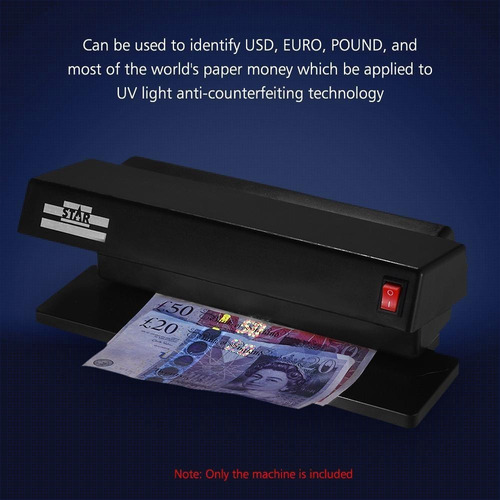 Detector De Billetes Falsos Luz Ultravioleta Calidad