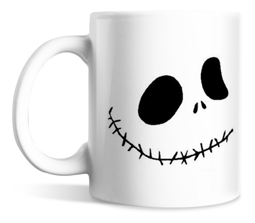 Taza Personalizada Jack Skellington Cerámica Halloween