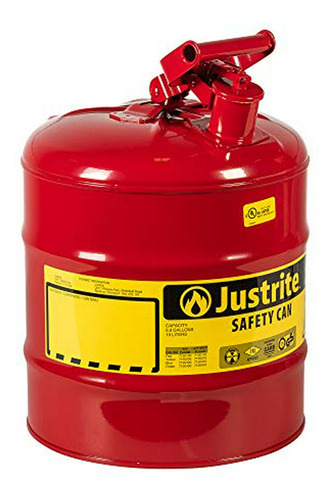 Justrite ******* Tipo I De Acero Galvanizado Inflamables De 