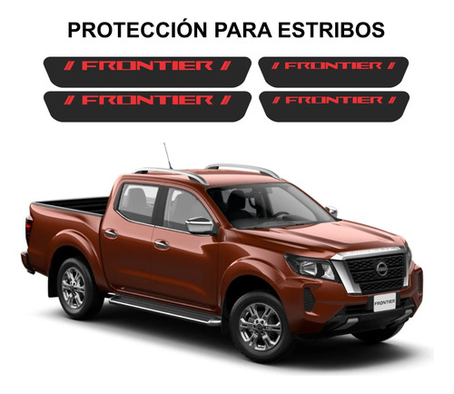 Sticker Protección De Estribos Puertas Nissan Frontier