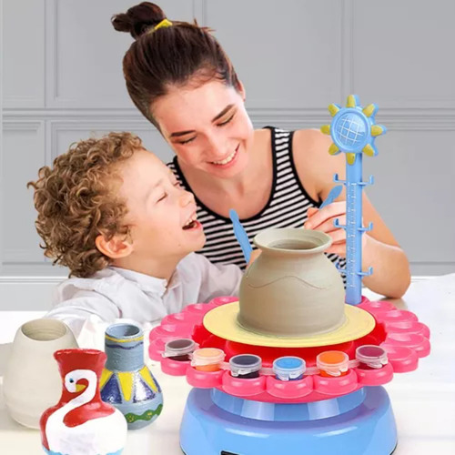 . Mini Cerâmica Brinquedo Máquina De Fazer Y