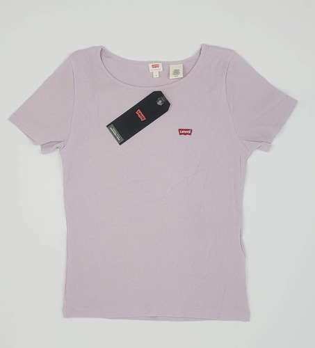 Camiseta Levi's Para Mujer Rib Baby Tee Shirt Original.