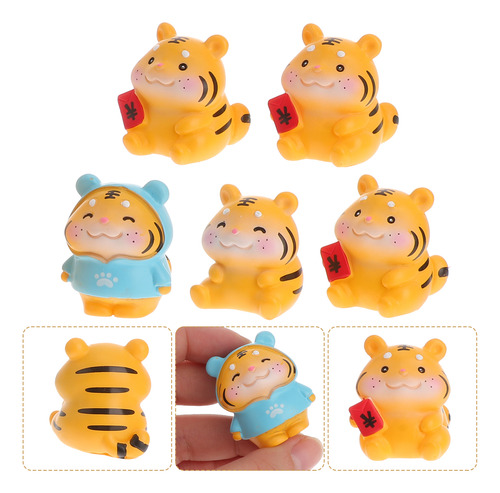 Tiger Micro Landscape Pose Fairy, 5 Unidades